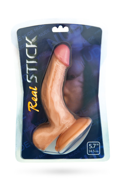 Фаллоимитатор реалистичный RealStick Nude, телесный 15 см