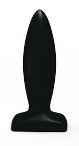 Анальный стимулятор Streamline Plug black, черный 8,5 см