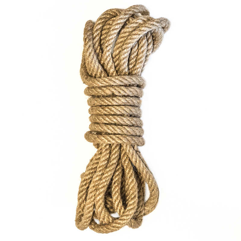 Веревка льняная Party Hard Rope Beloved 5 Meters Brown, коричневый