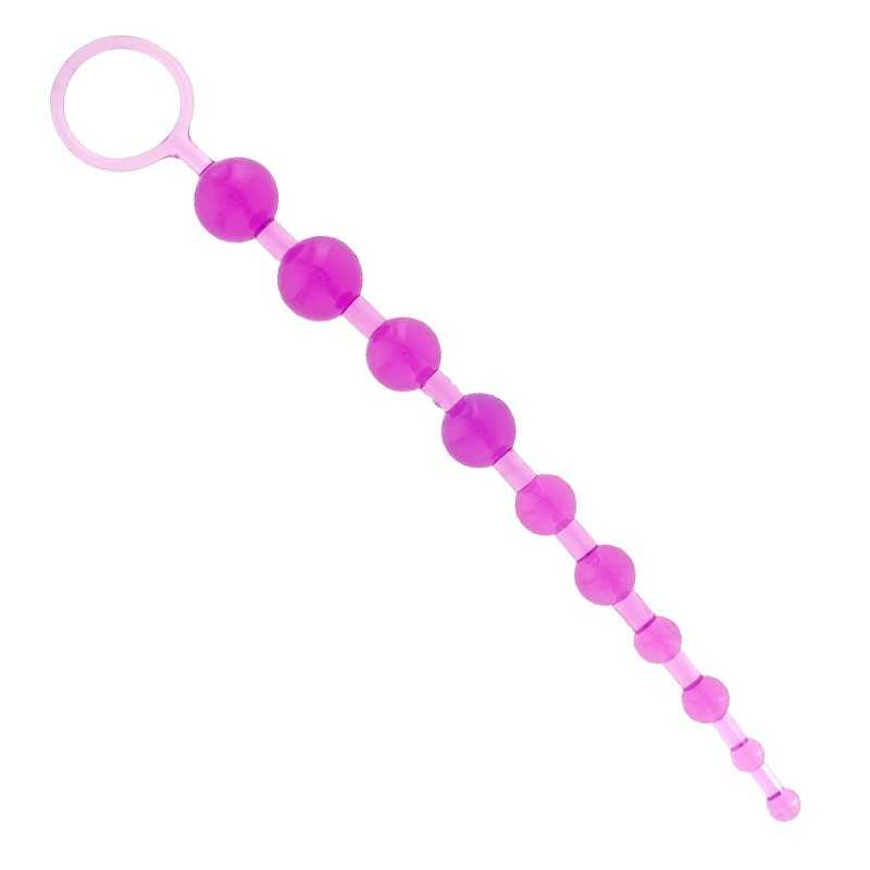 Анальная цепочка Sextoy, розовая 24 см