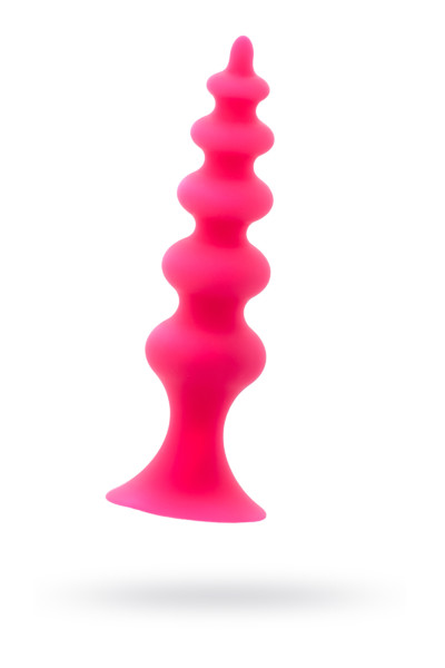 Анальная втулка TOYFA POPO Pleasure, розовая 9 см