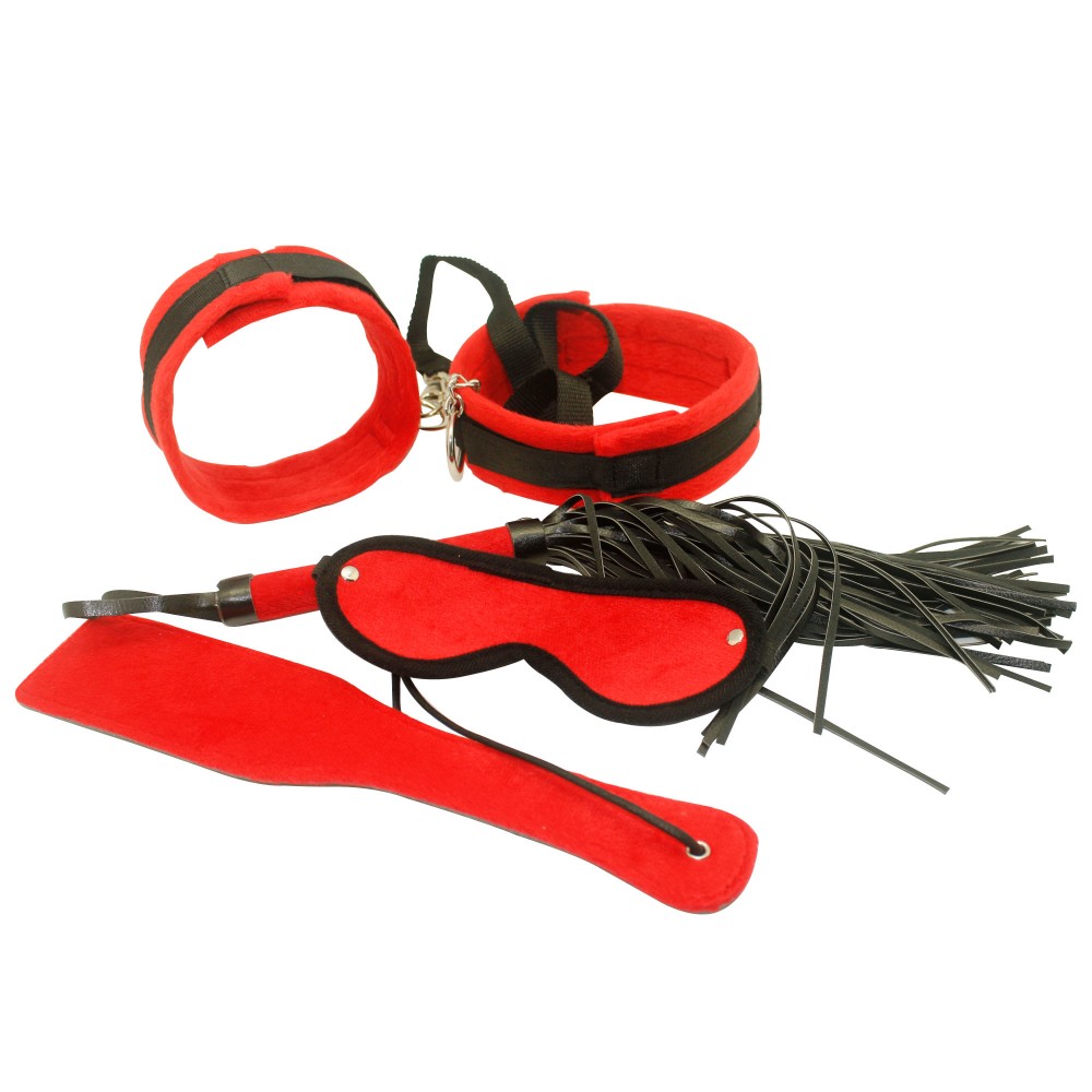 Комплект Mistress Bondage Kit, 5 предметов, красный