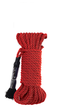 Веревка для фиксации Deluxe Silky Rope  9,75 метра, красная