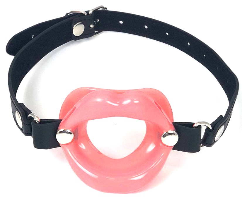 Кляп "Vandersex" силиконовый светло -розовые губы