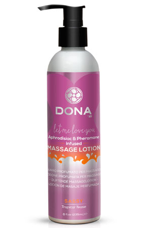 Увлажняющий лосьон для массажа Dona Massage Lotion Sassy Aroma: Tropical Tease, 235 мл