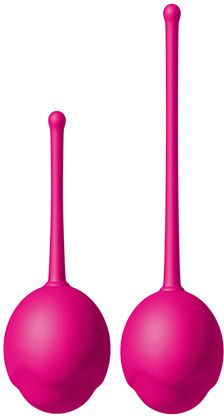  Вагинальные шарики гейши DORCEL TWINNY BALLS, розовые