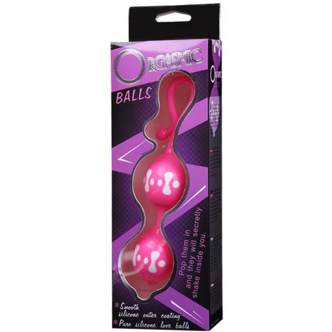 Вагинальные шарики для тренировок «Orgasmic», цвет розовый