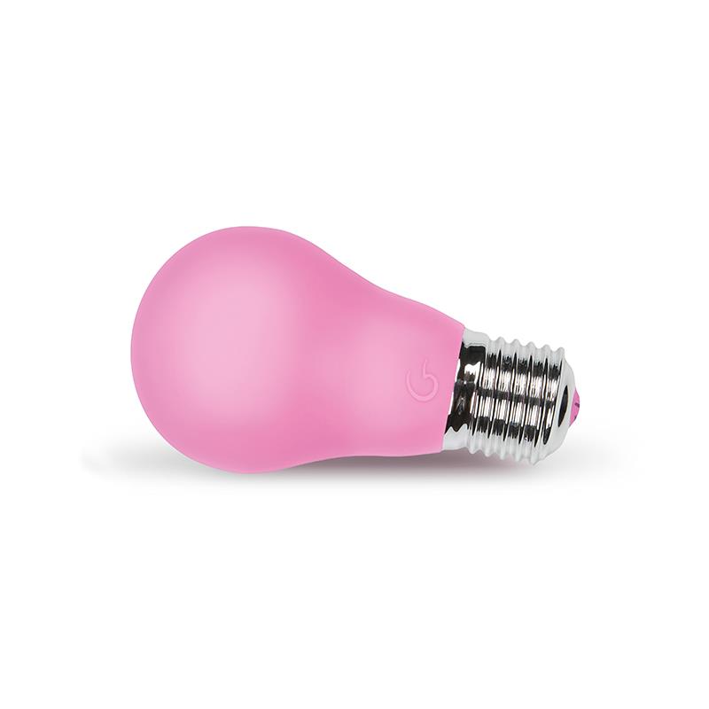 Вибростимулятор в форме лампочки, цвет розовый 6 режимами вибрации