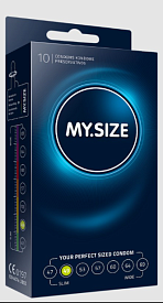 Презервативы увеличенного размера "MY.SIZE" №10 размер 49 (ширина 49 mm)