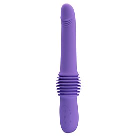 Вибромассажер-мини секс-машина Pretty Love Pazuzu, имитирующий фрикции,фиолетовый