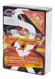 Презервативы SAGAMI ENERGY DRINK 3 шт.