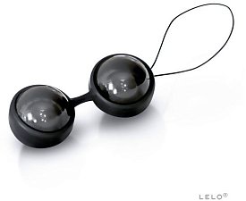 Вагинальные шарики дизайнерские LELO LUNA Beads NOIR,черные