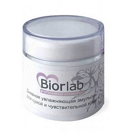 Дневная увлажняющая эмульсия для сухой и чувствительной кожи Biorlab - 45 г.