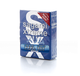 Презервативы Sagami №3 Xtreme Feel Fit 3D