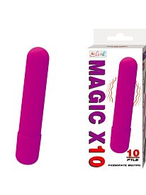Вибропуля Baile Magic X10, розовая