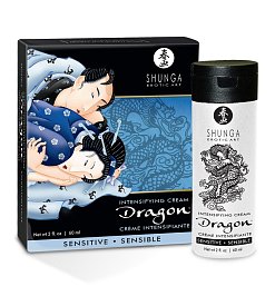 Возбуждающий крем для мужчин DRAGON Sensitive Shunga Erotic Art, 60 мл.