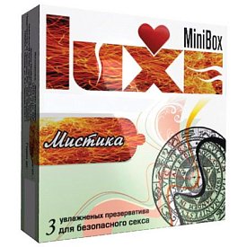 Презервативы с пупырышками Luxe «Мистика», 3 штуки