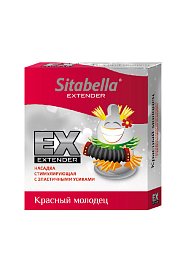Презерватив Sitabella Extender "Красный молодец", 1 шт