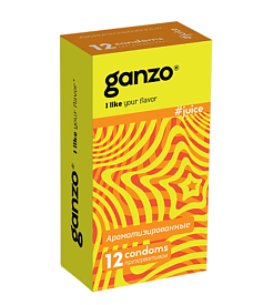 Презервативы Ganzo Juice ароматизированные, 12 шт