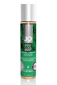 Вкусовой лубрикант с ароматом мяты JO Flavored Cool Mint H2O 30 мл.