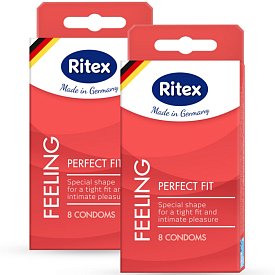Презервативы "RITEX PERFECT FIT № 8" (анатомической формы с накопителем), 8 штук