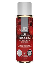 Вкусовой лубрикант "Клубника"  JO Flavored Strawberry Kiss, 60 мл.