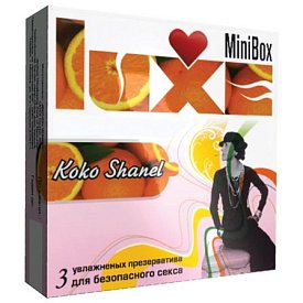 Ароматизированные презервативы Luxe «Коко шанель», 3 штуки
