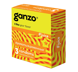 Презервативы Ganzo Juice, 3 шт
