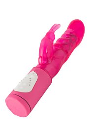 Вибратор Classic Rabbit с клиторальным стимулятором, розовый