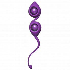 Вагинальные шарики Emotions Gi-Gi Purple, фиолетовые