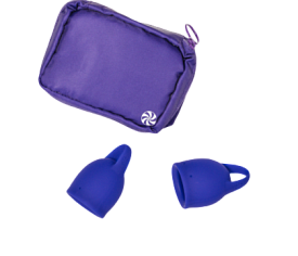 Набор менструальных чаш Natural Wellness Iris blue 4000-01lola