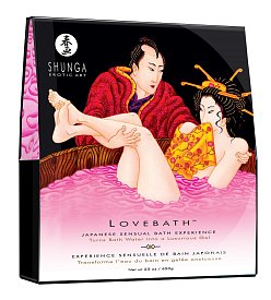 Порошок для принятия ванны LOVEBATH Фрукты Дракона SHUNGA 650 гр скидка 20%