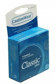 Презервативы Caution Wear Classic Plain (3 шт)